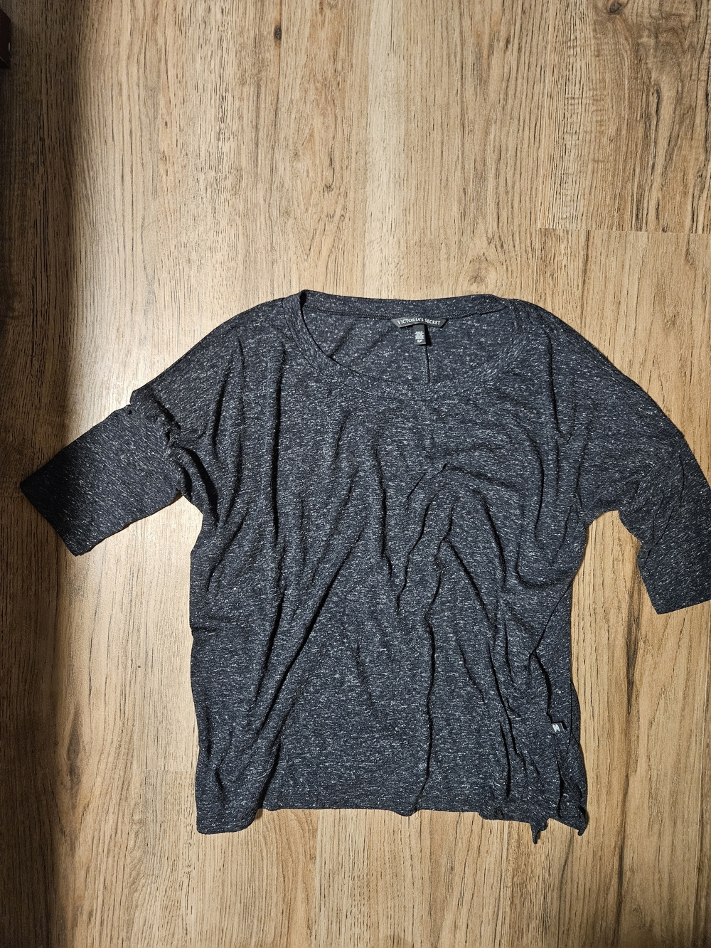 Victoria's Secret Heathered Charcoal Short Sleeve Tunic